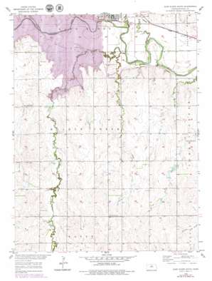 Glen Elder South USGS topographic map 39098d3