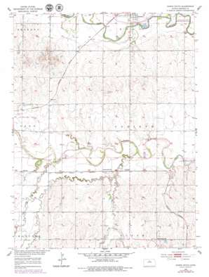 Downs South USGS topographic map 39098d5