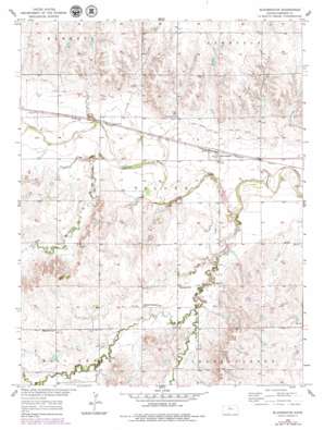 Bloomington topo map