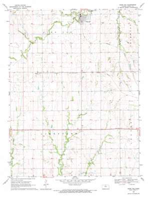 Burr Oak USGS topographic map 39098g3