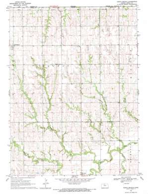 Burr Oak NW USGS topographic map 39098h3