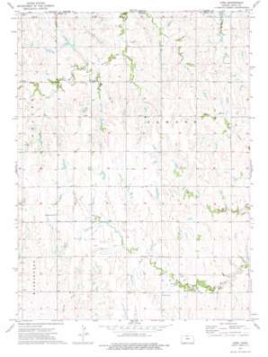 Cora USGS topographic map 39098h6