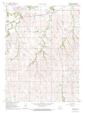 Woodruff topo map
