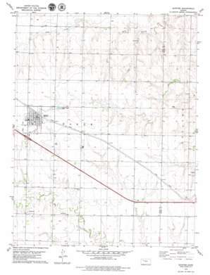 Quinter USGS topographic map 39100a2