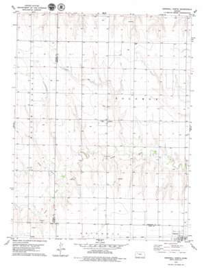 Grinnell North topo map