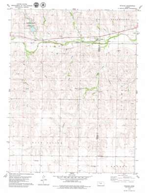 Studley topo map