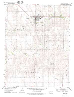 Hoxie topo map