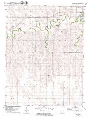 Oberlin USGS topographic map 39100e1
