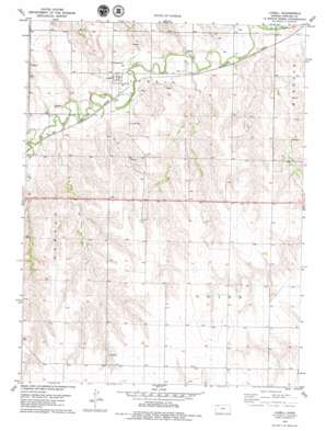 Ludell topo map