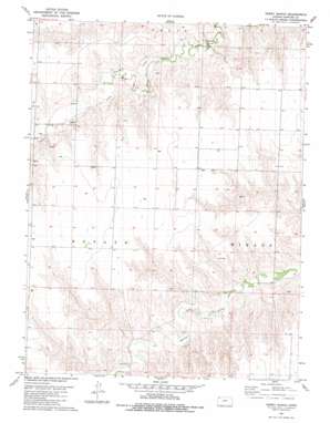 Dewey Ranch topo map