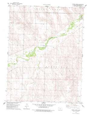 Crosby Creek topo map