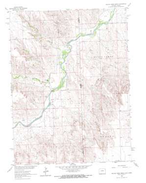Willow Creek Ranch topo map