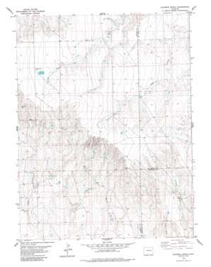 Bledsoe Ranch topo map
