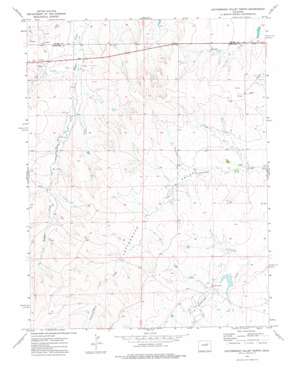 Cottonwood Valley North topo map
