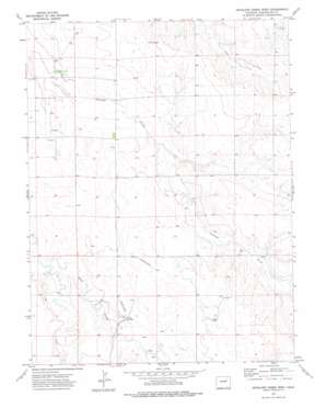 Antelope Creek West USGS topographic map 39103h4