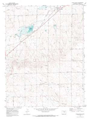 Ramah South USGS topographic map 39104a2