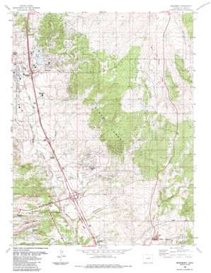 Monument USGS topographic map 39104a7