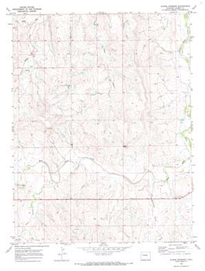 Kuhns Crossing topo map