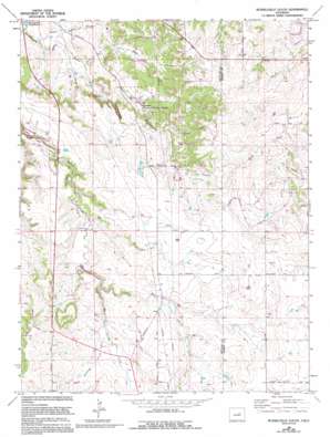 Russellville Gulch topo map