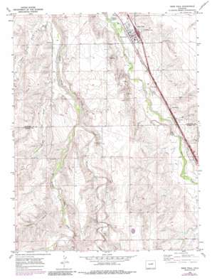 Deer Trail topo map
