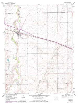 Byers topo map