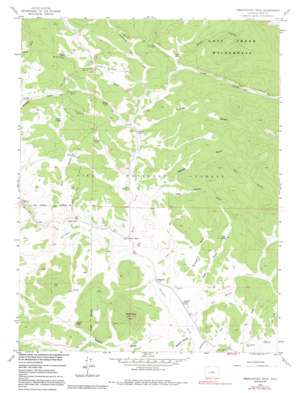 Observatory Rock topo map