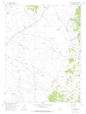 Milligan Lakes USGS topographic map 39105c7