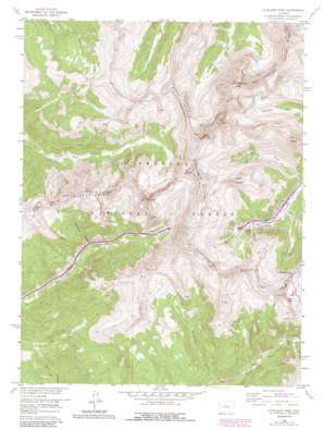Loveland Pass USGS topographic map 39105f8