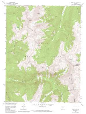 Byers Peak USGS topographic map 39105g8