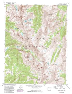 Mount Jackson topo map