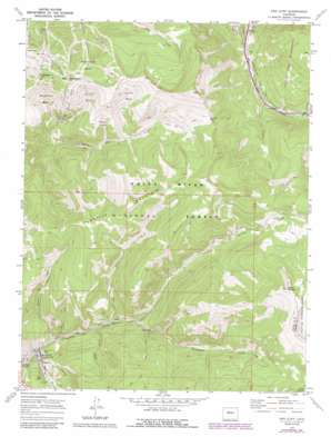 Red Cliff topo map
