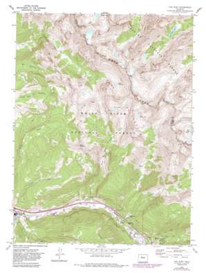 Vail East topo map