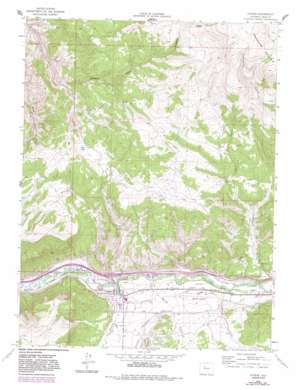 Gypsum USGS topographic map 39106f8