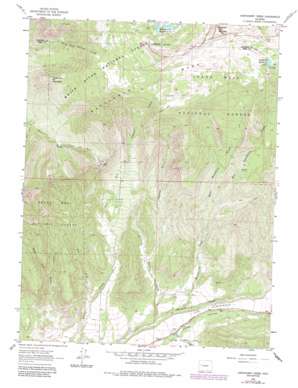 Hawxhurst Creek topo map
