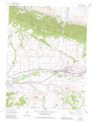 Silt USGS topographic map 39107e6