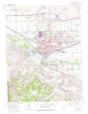 Grand Junction USGS topographic map 39108a5