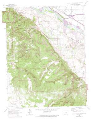 Colorado National Monument topo map