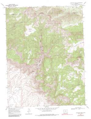 Corcoran Peak USGS topographic map 39108c5