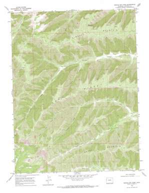 Middle Dry Fork topo map