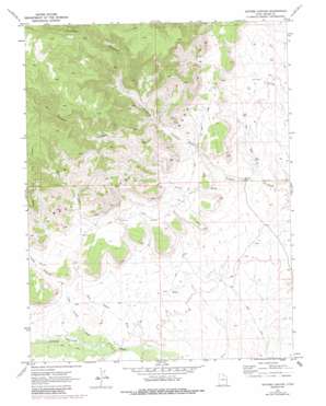 Antone Canyon USGS topographic map 39109b3
