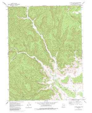 Flume Canyon USGS topographic map 39109b4