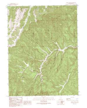 Tepee Canyon USGS topographic map 39109b5