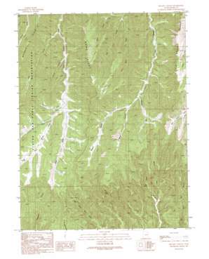 Bogart Canyon USGS topographic map 39109b6