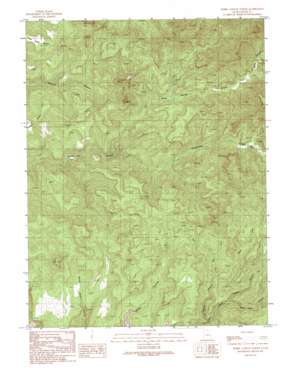 Bobby Canyon North USGS topographic map 39109b8
