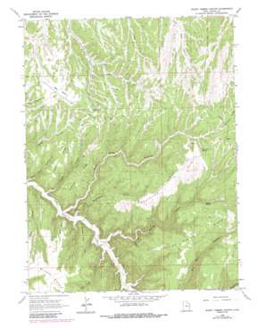 Burnt Timber Canyon USGS topographic map 39109f2