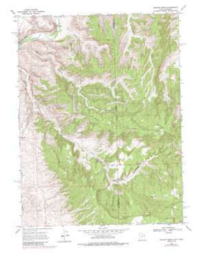 Weaver Ridge topo map