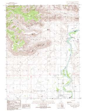 Blue Castle Butte USGS topographic map 39110a2
