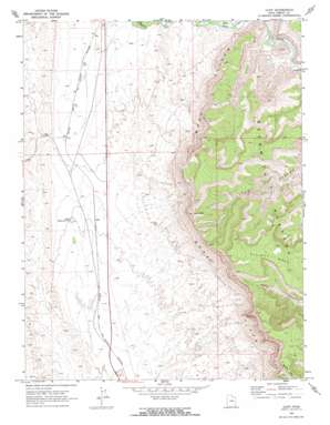 Cliff USGS topographic map 39110b3