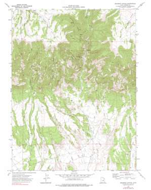 Deadman Canyon USGS topographic map 39110f6