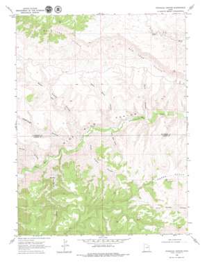 Pinnacle Canyon USGS topographic map 39110g1